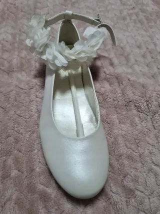 Oca-Loca Bailarinas Blancas Comunión Flores