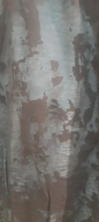 Camiseta Vintage Doble Tela Marrón/Gris