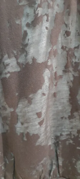 Camiseta Vintage Doble Tela Marrón/Blanca