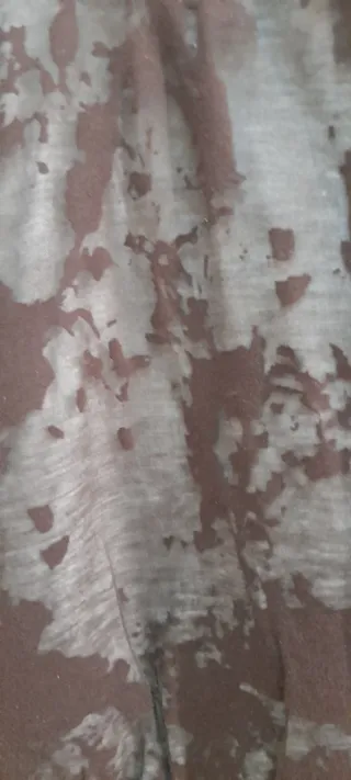 Camiseta Vintage Doble Tela Marrón/Blanca