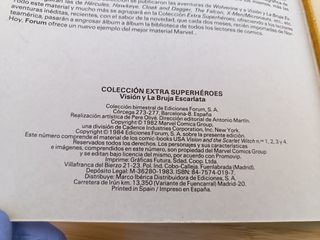 EXTRA SUPERHÉROES - VISIÓN Y LA BRUJA ESCARLATA