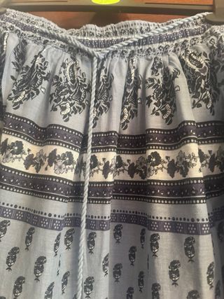 Falda larga El Corte Inglés talla XL. Forrada