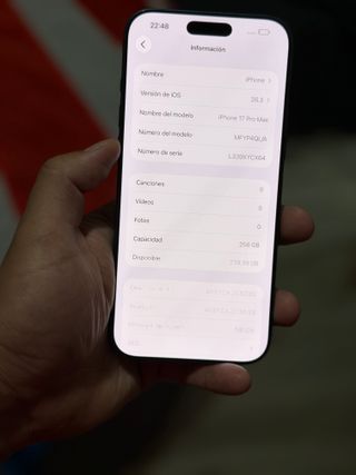 iPhone 17 Pro Max 256GB Azul