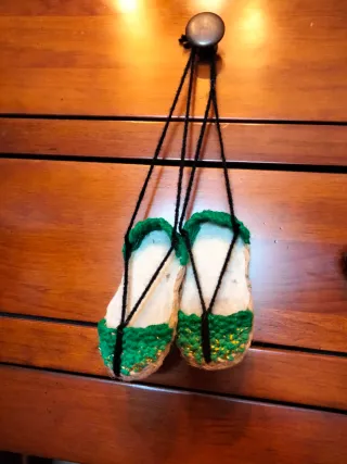 Miniatura zapatos artesanales