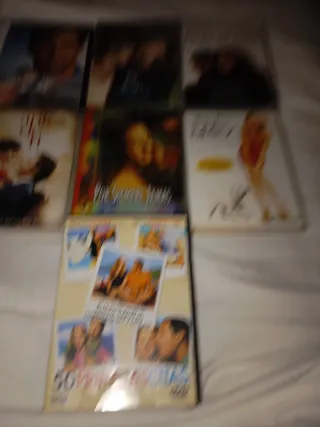 Lote 7 DVDs Películas Románticas Comedia