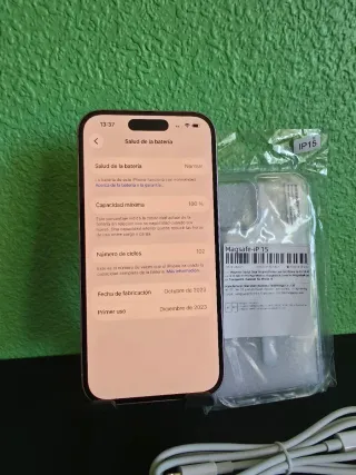 iPhone 15 128GB Rosa Impecable+Factura