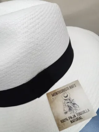 Sombrero Panamá Blanco Talla L