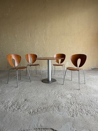 Sillas Stua Globus Madera y Metal