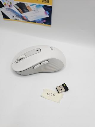 Logitech Signature M650 L Ratón Inalámbrico Blanco