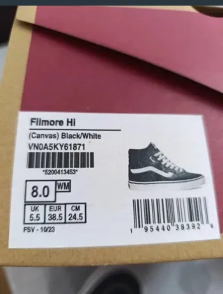 Zapatillas Vans Sk8-Hi Negras Talla 42