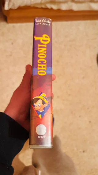 Pinocho Disney VHS Clásico Ganador 2 Oscar