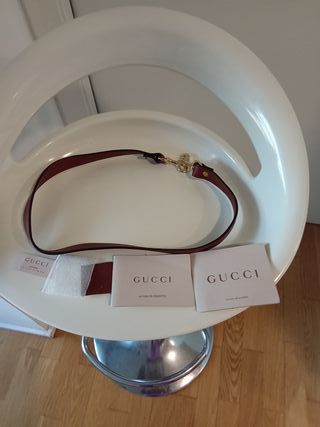 Bolso Gucci Bamboo Shopper Cuero Granate