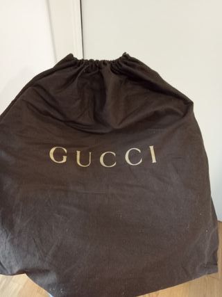 Bolso Gucci Bamboo Shopper Cuero Granate