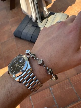 Pulsera Chrome Hearts Dados y Cruces