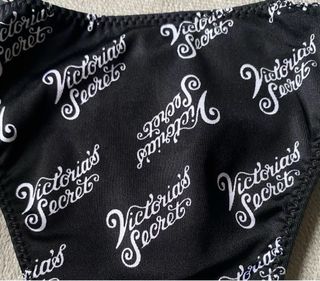 Tanga Victoria's Secret Negro y Blanco