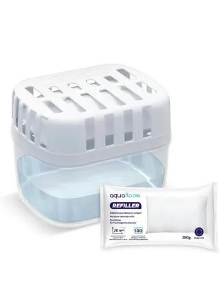 NUOVO!! 4 Deumidificatori Aquafloow + Ricambi