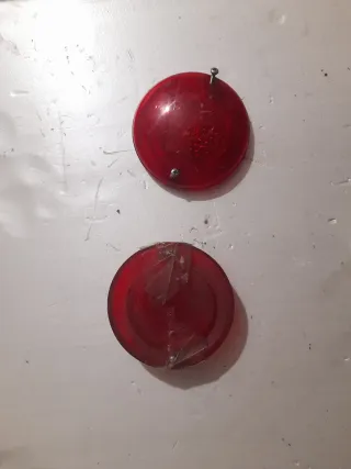 Catadióptrico Rojo redondo caravana,autocaravana