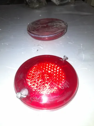 Catadióptrico Rojo redondo caravana,autocaravana