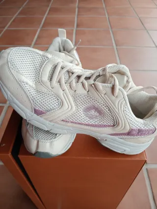 Zapatillas J'hayber Running Beige/Rosa