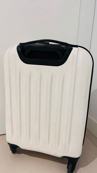 Maleta de mano Pierre Cardin blanca