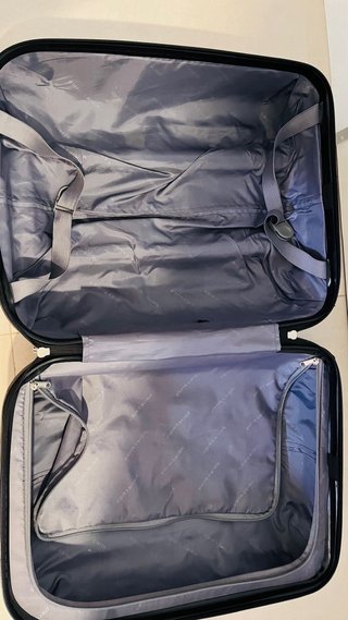 Maleta de mano Pierre Cardin blanca