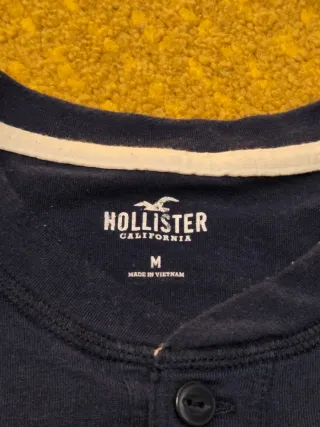 Camisetas Hollister Grises y Azules talla M