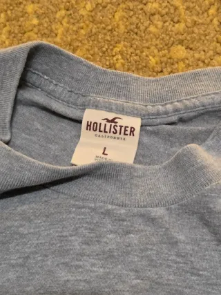 Camisetas Hollister Grises y Azules talla M