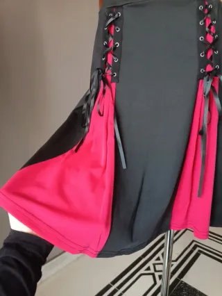 Gonna Goth Nera e Rosa