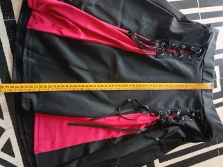 Gonna Goth Nera e Rosa