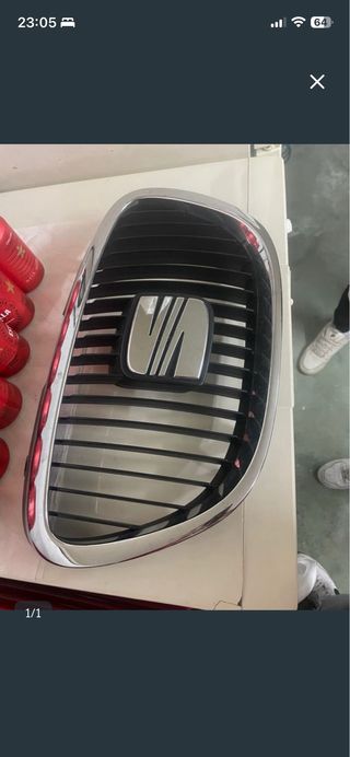 Rejilla Seat Leon MK2 Cromada