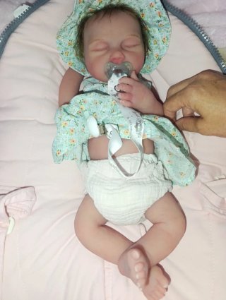 Bebé Reborn Silicona Malvavisco