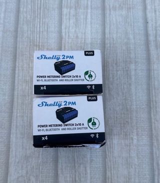 Pack 4 Shelly Plus 2PM Interruptores Inteligentes