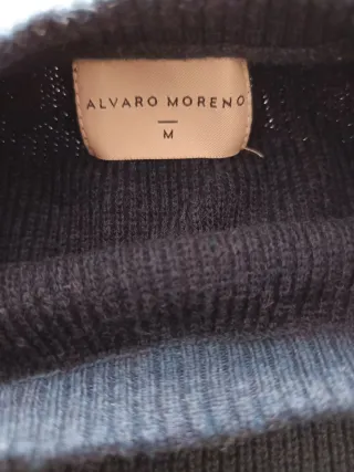 Jersey de punto azul marino