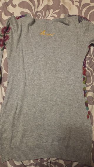 Jersey Desigual estampado gris multicolor