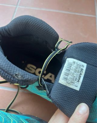 Zapatillas Trekking Scarpa Negras/Turquesa