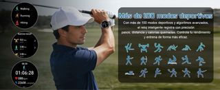 Reloj Inteligente Hombre con Llamadas, 1,52" NUEVO