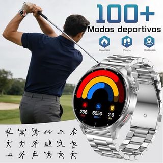 Reloj Inteligente Hombre con Llamadas, 1,52" NUEVO
