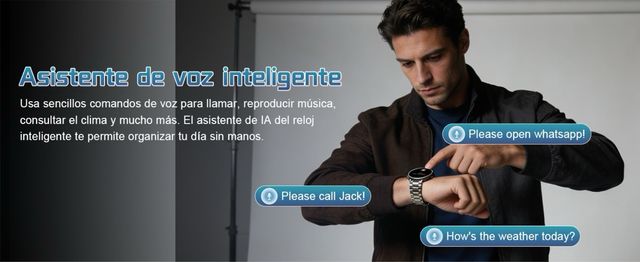 Reloj Inteligente Hombre con Llamadas, 1,52" NUEVO