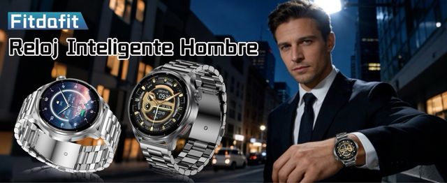 Reloj Inteligente Hombre con Llamadas, 1,52" NUEVO