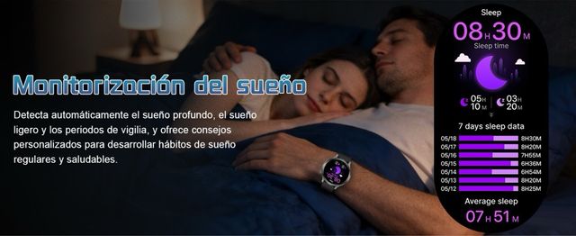 Reloj Inteligente Hombre con Llamadas, 1,52" NUEVO