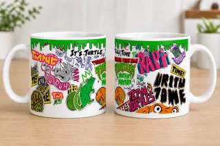 Taza Tortugas Ninja TMNT