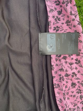 Falda midi tul rosa Y2K S