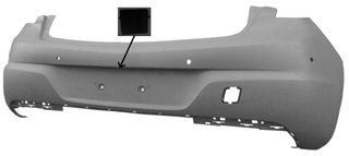 Paragolpes Trasero Imprimado (Con 4 Agujeros Para Sensores + Agujero Camara) ) para Opel ASTRA K 2015