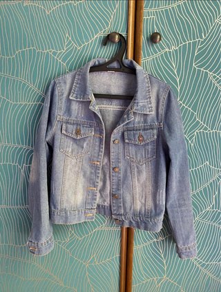 Giacca di jeans blu