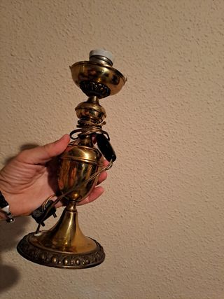 Lámparas ANTIGUAS doradas y TALLADAS - Chollo!