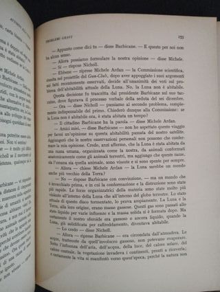 libro: Attorno alla luna di Giulio Verne. 1961