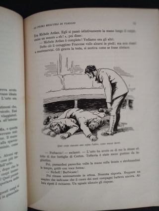 libro: Attorno alla luna di Giulio Verne. 1961