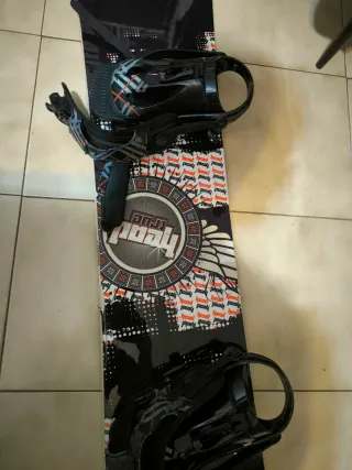 Tabla Snow Head con Fijaciones