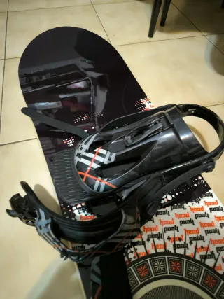 Tabla Snow Head con Fijaciones