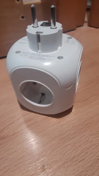 Adaptador extensor enchufe Lencent 4AC 2USB QC 1PD